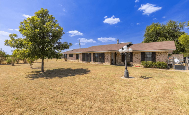 Hopkins County Farm on 49 Acres with Brick House & Barn Just Arrived on the Market