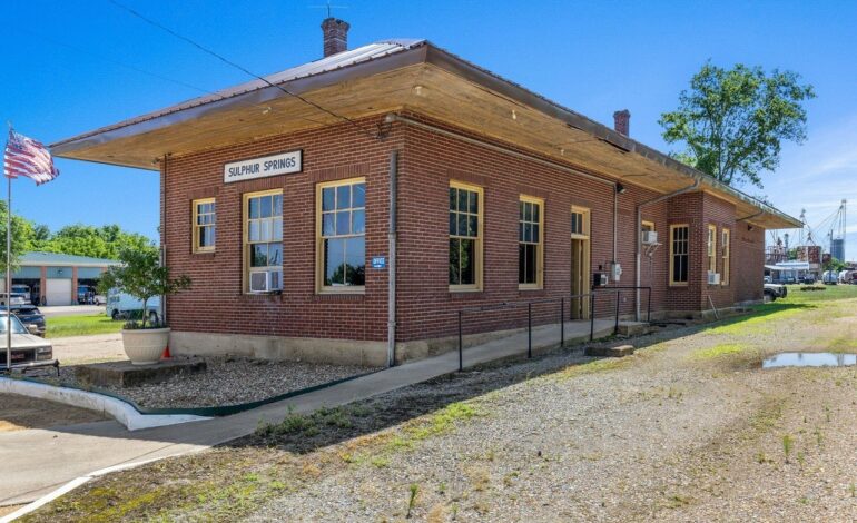 Former Train Depot Now For Sale Offers Unique Spot for Business Owners