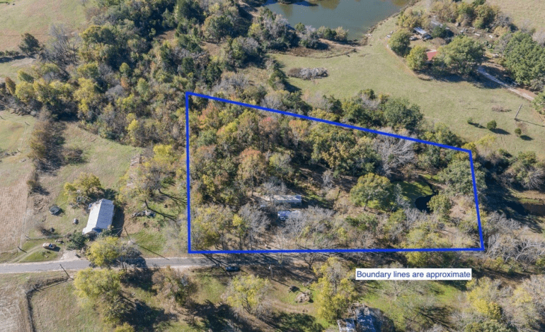 Wooded 2.6 Acres with Pond & No Restrictions Just Became Available South of Sulphur Springs