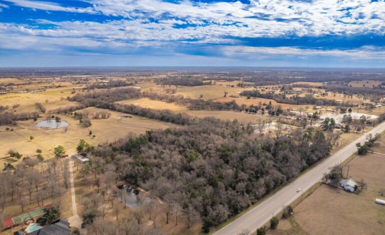 Sulphur Springs Unrestricted 19 Acres on HWY 154 Just Became Available