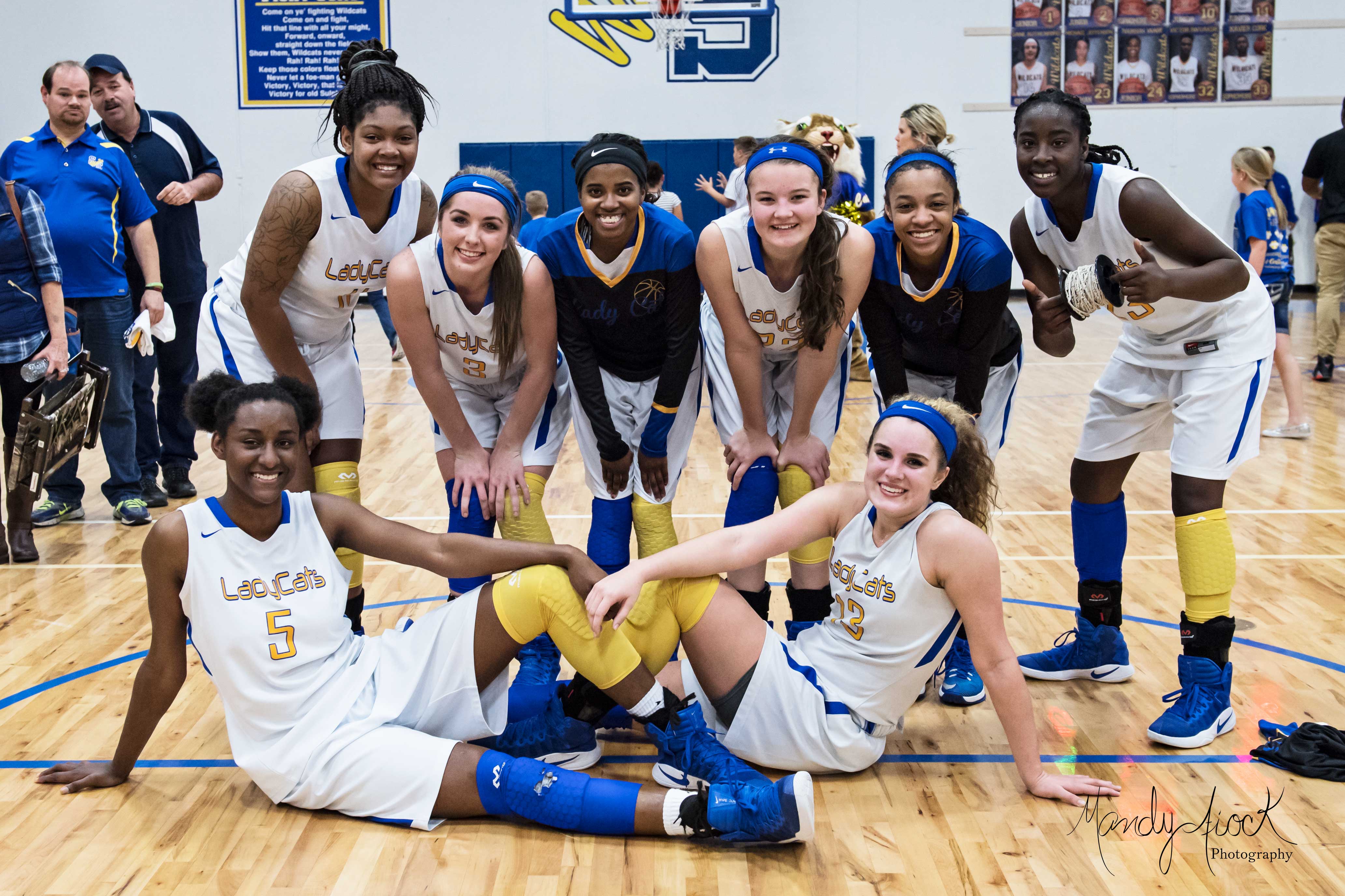 Photos from Senior Night as Lady Cats Defeat Mt. Pleasant to Become District Champs by Mandy Fiock Photography