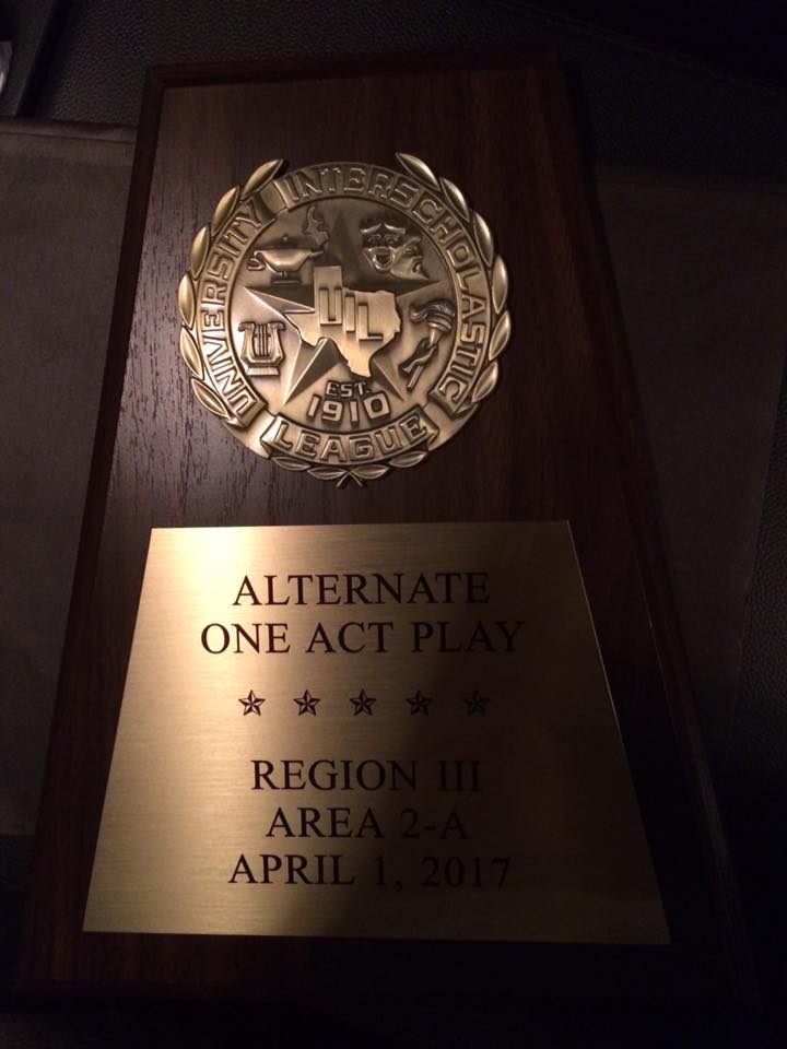 Yantis One Act Play Places as Alternate at Regional Competition.