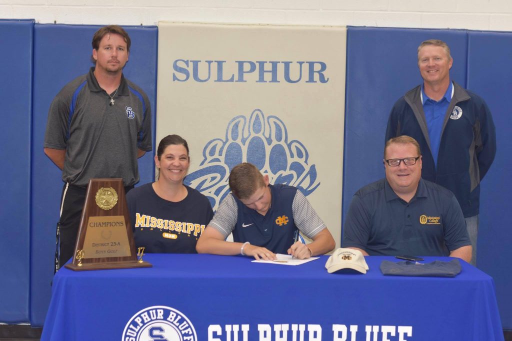 Sulphur Bluff Golfer Kaleb Brown Signs Scholarship with Mississippi ...