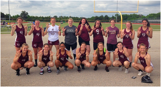 Cumby High School Girls Track Team Wins 7th Straight District Title