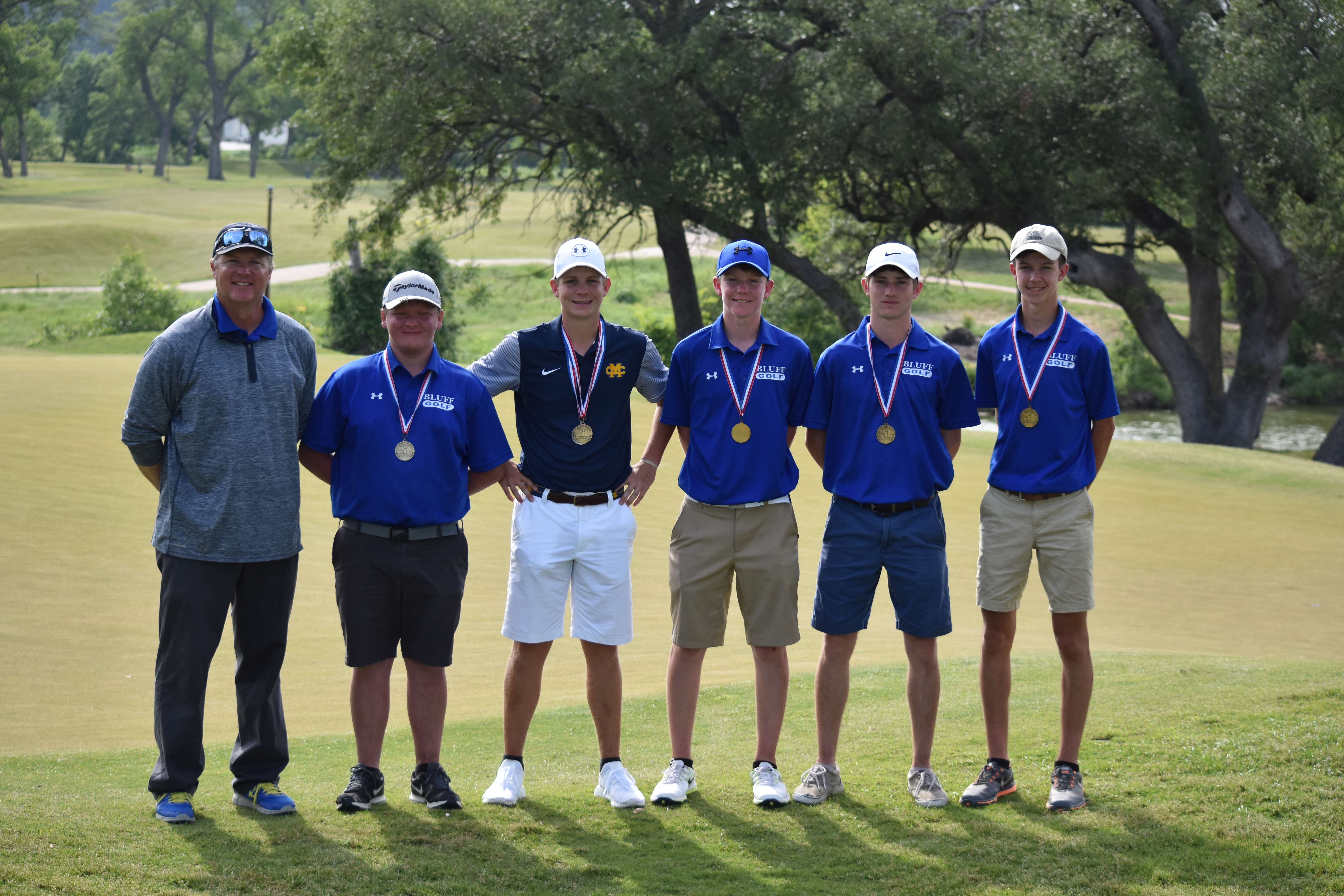 Sulphur Bluff Boys Golf Competes at State Tournament. Kaleb Brown in 4th Place after Day 1.