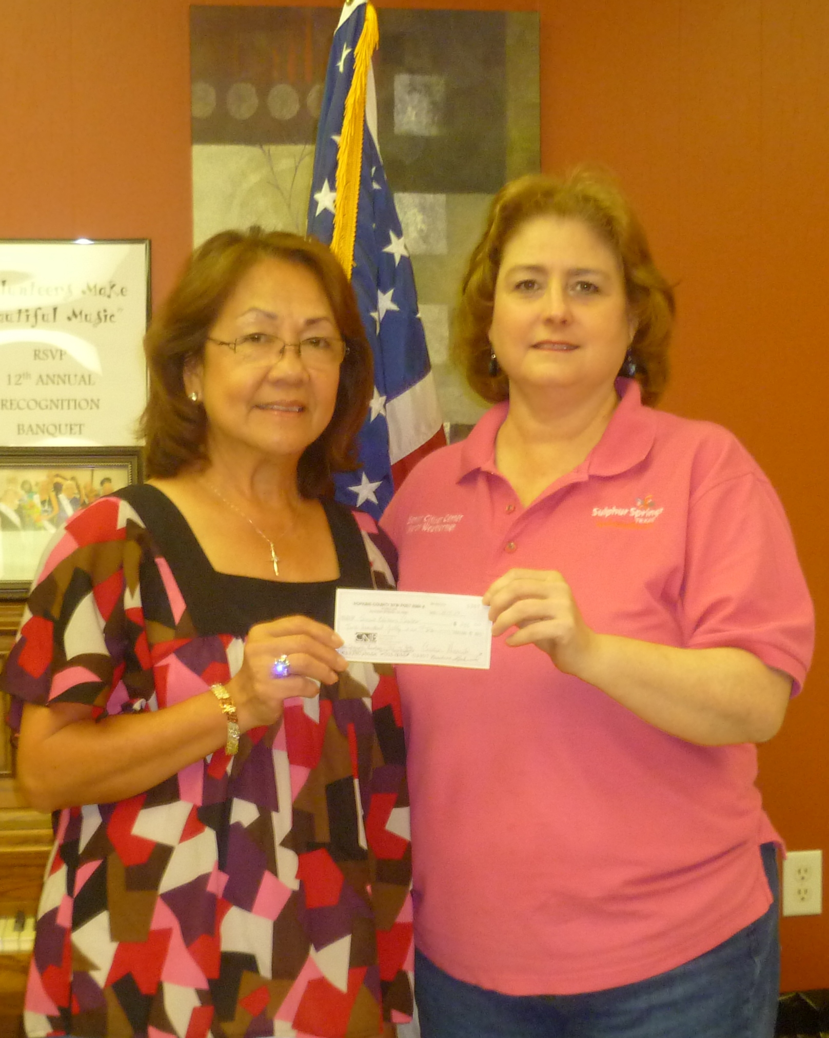 Hopkins County VFW Post 8560A Donates to Senior Citizen Center