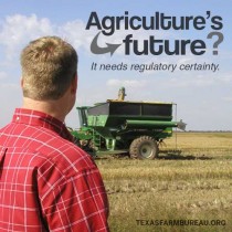 YOUR TEXAS AGRICULTURE MINUTE-Regulatory certainty for farmers is necessary Presented by Texas Farm Bureau