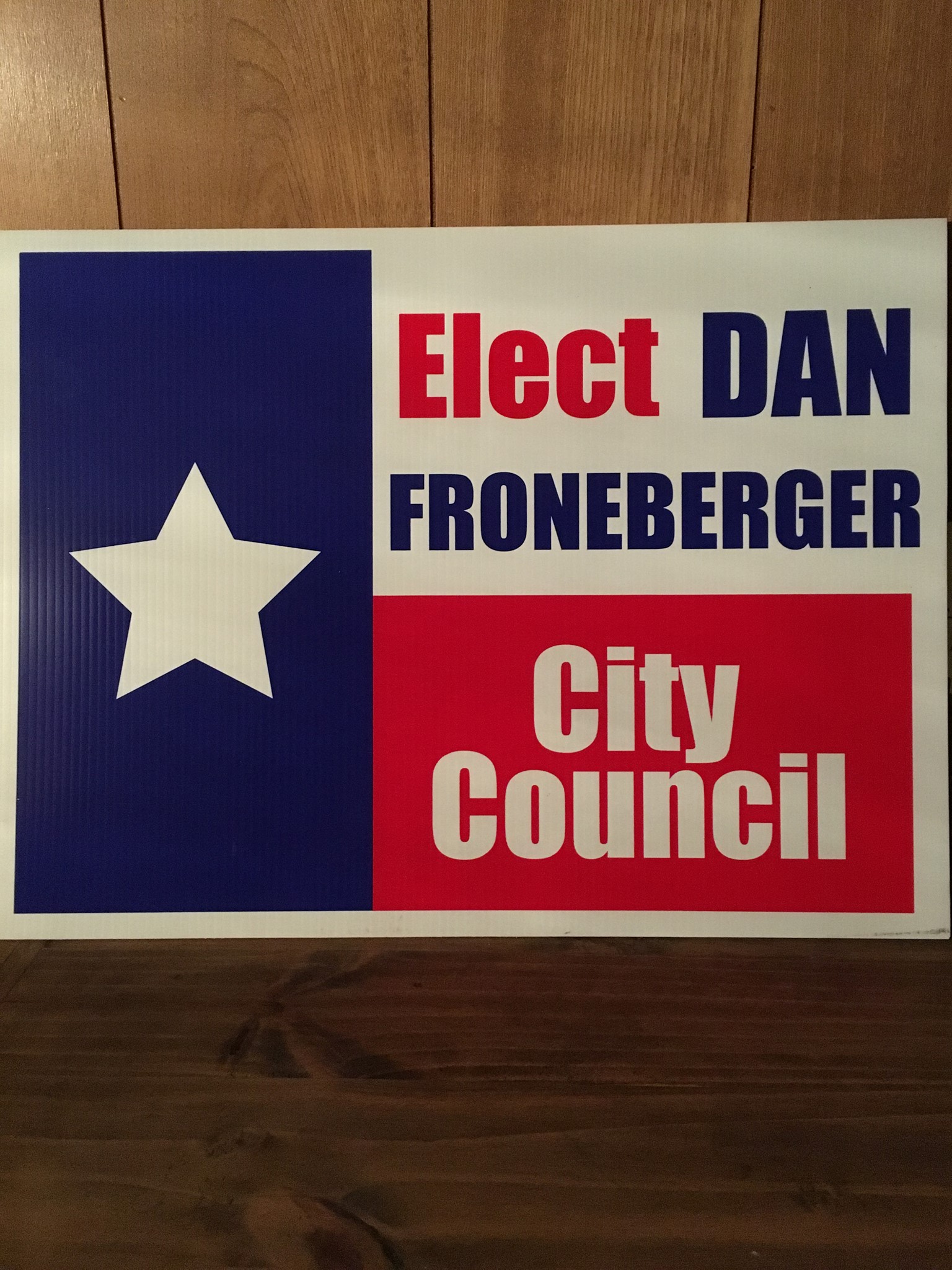 Dan Froneberger Wins City Council Run-Off Election.