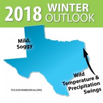 YOUR TEXAS AGRICULTURE MINUTE: Farmers’ Almanac predicts winter weather buffet Presented by Texas Farm Bureau-Mike Miesse