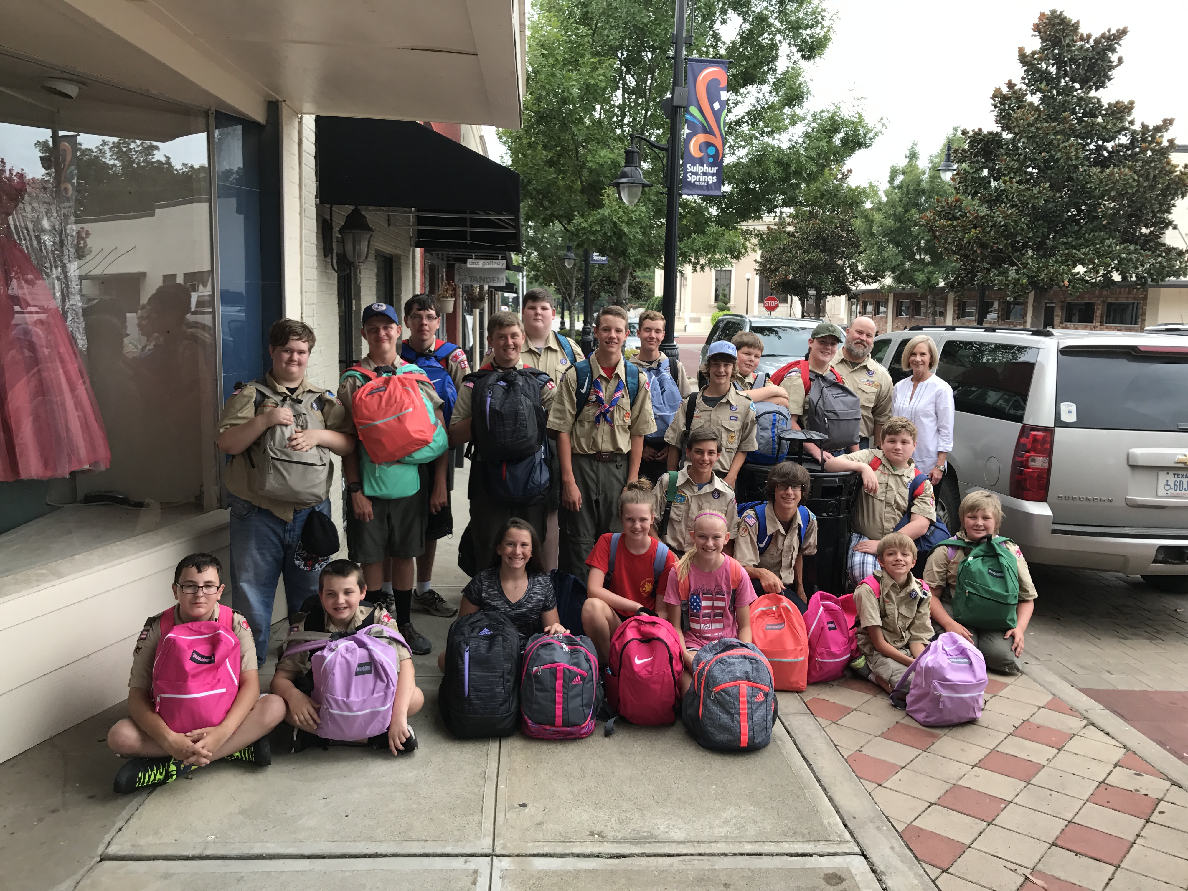 Local Eagle Scout Project Provides 50 Backpacks for Lake Country CASA