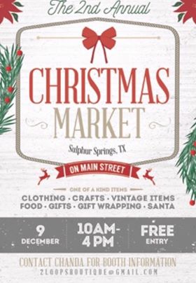 2nd Annual Christmas Market Looking for Vendors