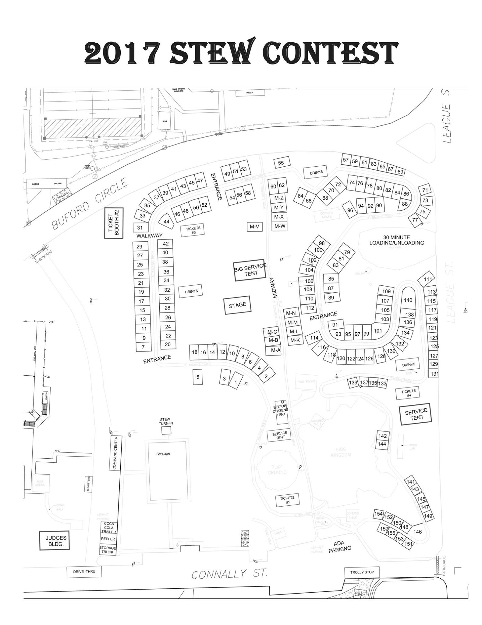 48th Annual Hopkins County Stew Contest Site Map