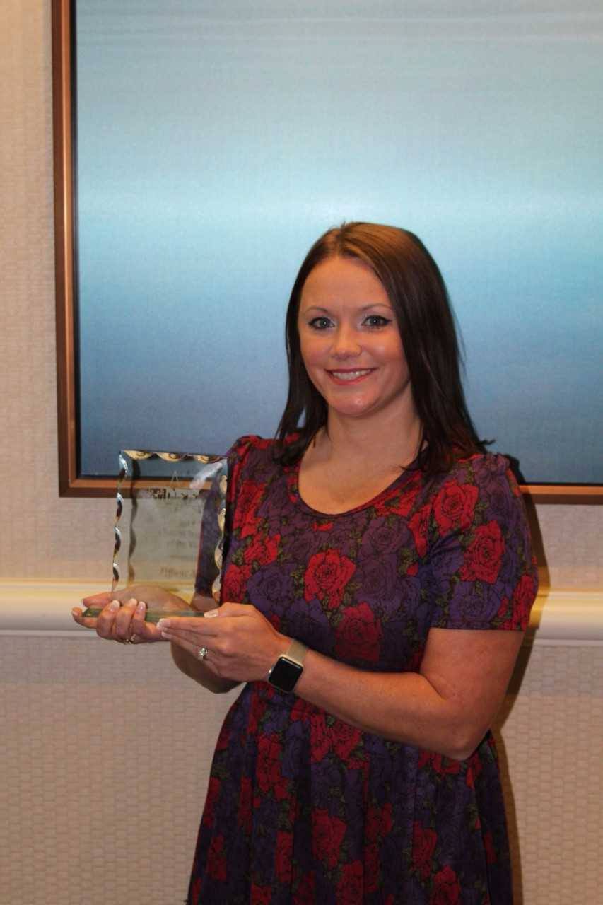 SSES Teacher Tiffany Kral Recipient of the Texas Directors of Field Experience (TDFE) Clinical Student Teacher of the Year Award