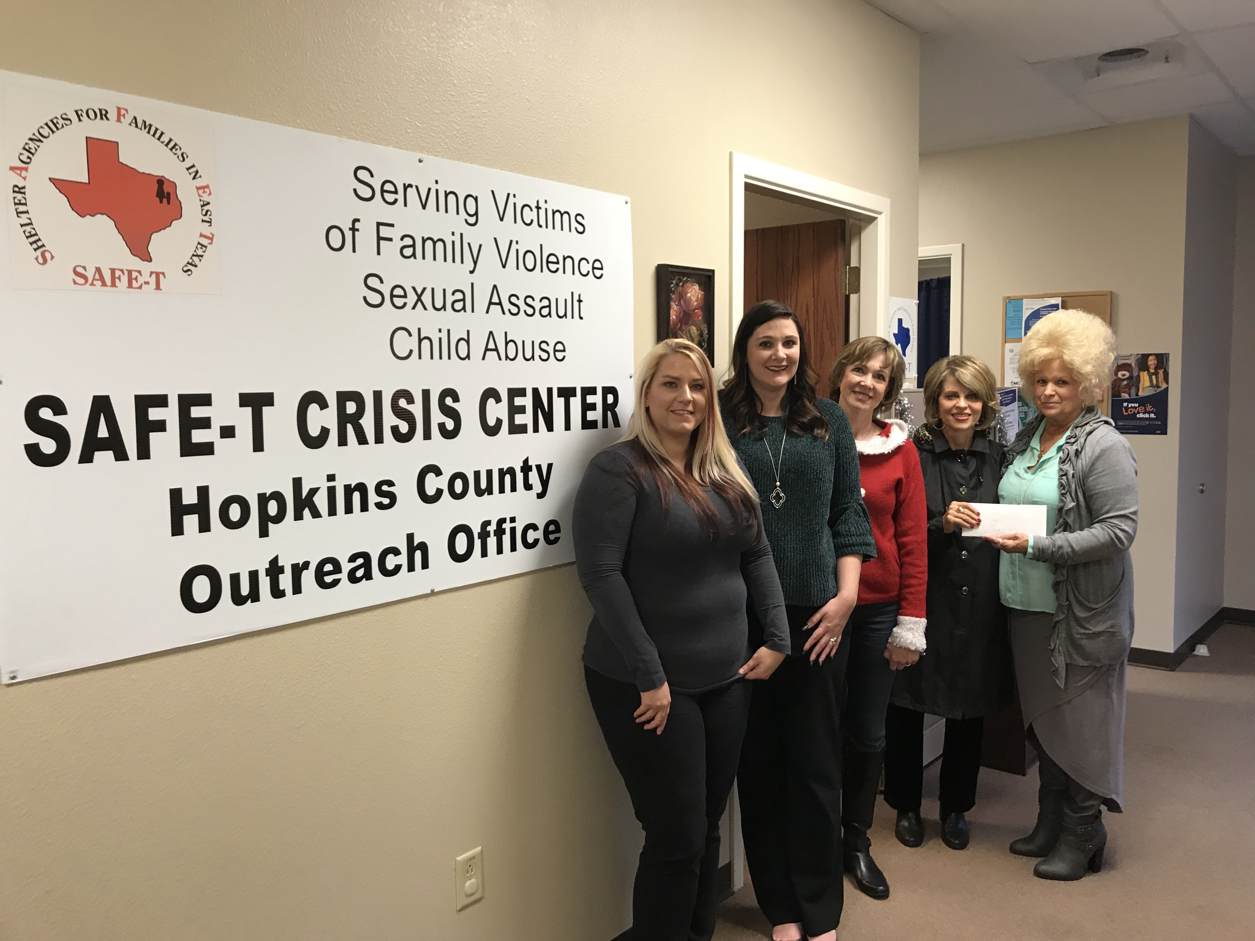 Chick for Charity Donates Over $5,000 to Safe-T Crisis Center(Shelter Agencies for Families in East Texas)