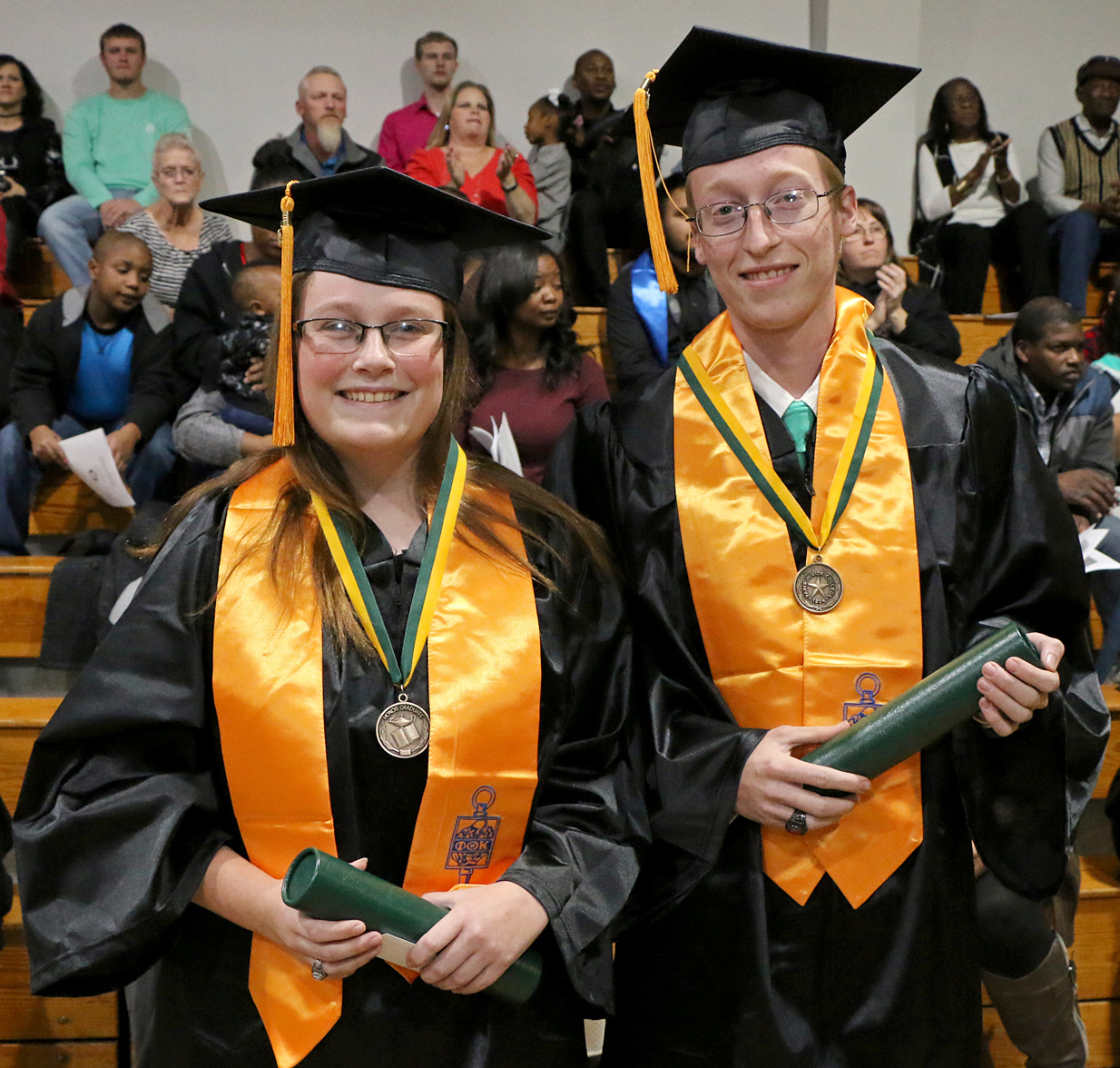 17-year-old Twins Rachel and Samuel Stanley of Sulphur Springs Among PJC Graduates