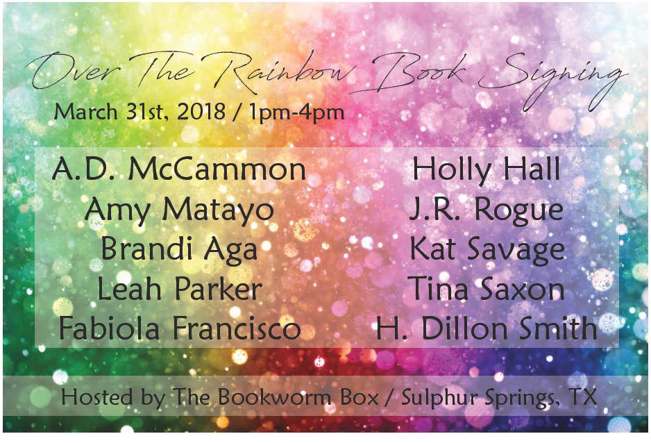 Bookworm Box Hosting Over the Rainbow Book Signing on Saturday