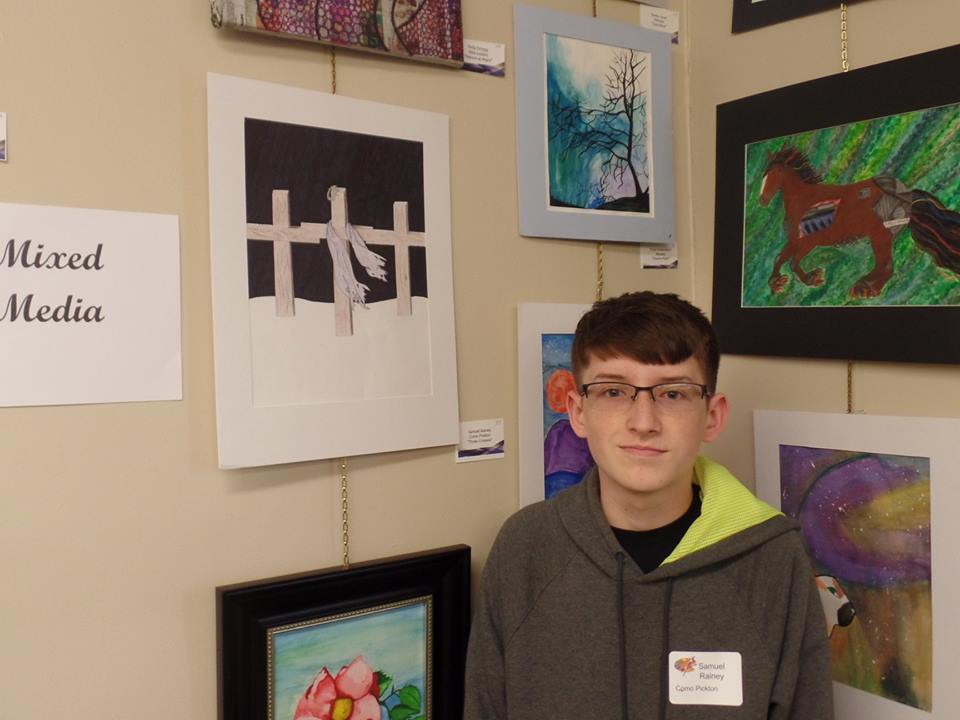Como-Pickton Art Department Students Bring Home Awards from Emory Library Art Show