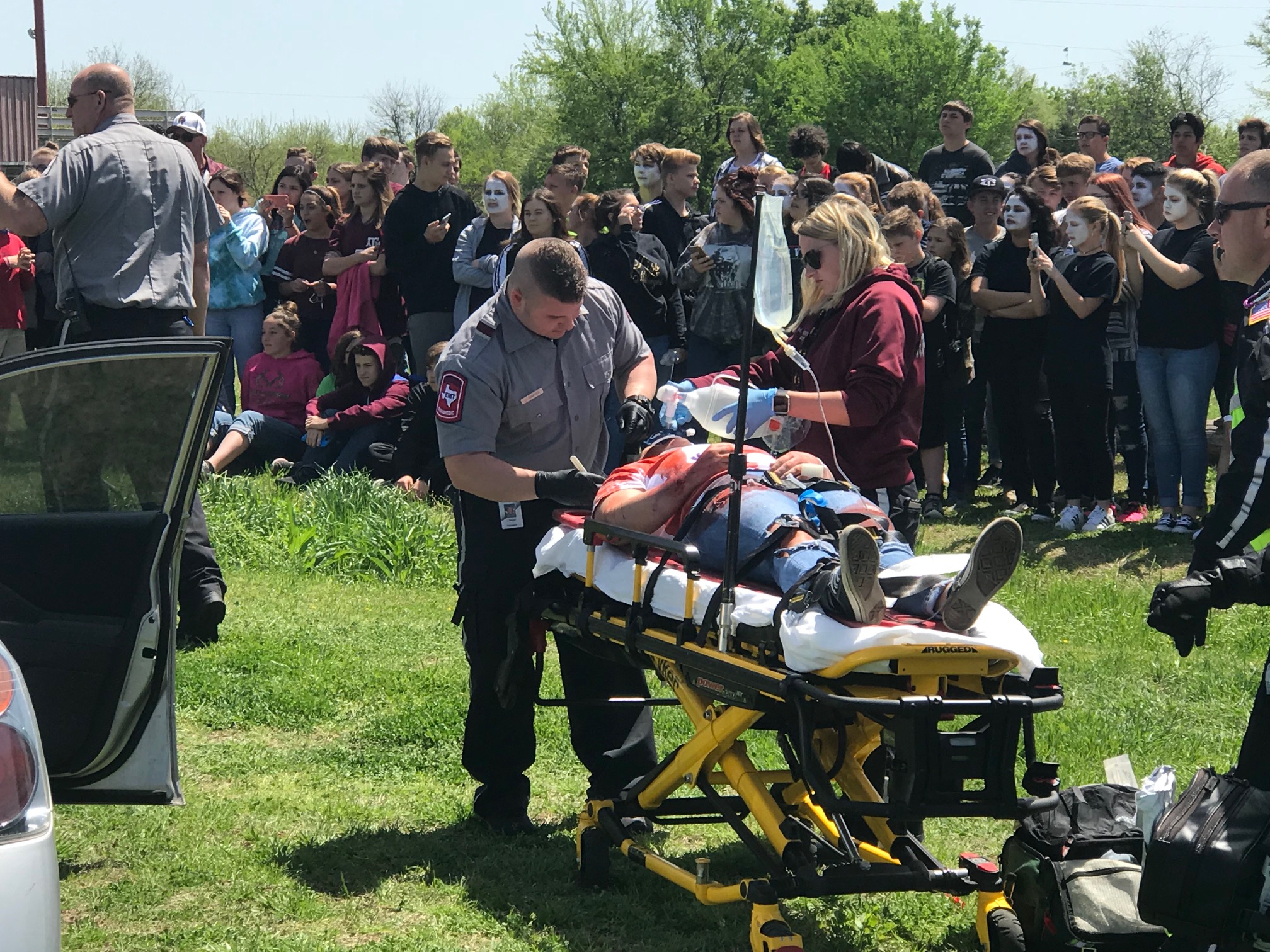 Shattered Dreams Program at Cumby ISD Shows Students Real Impact of Drunk/Distracted Driving Auto Accidents