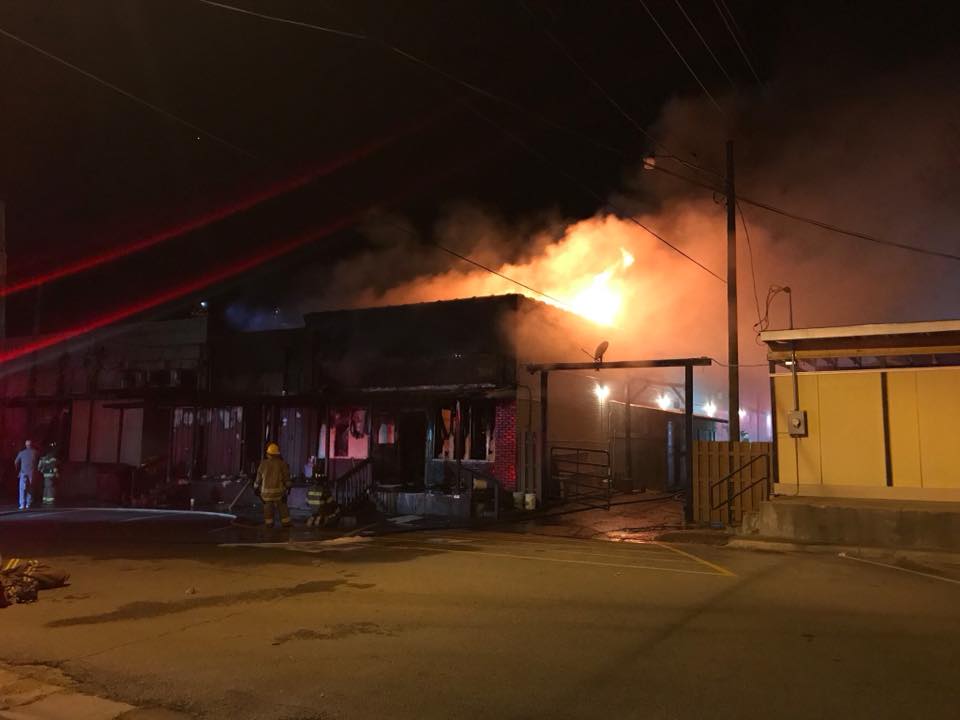 Early Morning Fire Severely Damages Lone Republic Steak House and Saloon in Winnsboro