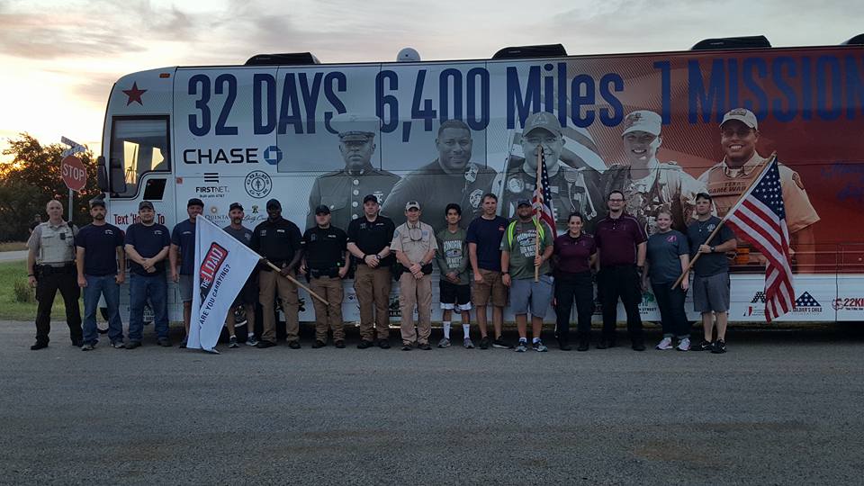 Carry the Load’s Nationwide Memorial Walk Came Through Hopkins County on Saturday Morning