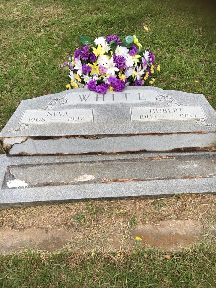 Vandals Damage Headstones at Weaver Cemetery After Weekend Memorial Day Service. $1,000 Reward Being Offered for Information Leading to Arrest.