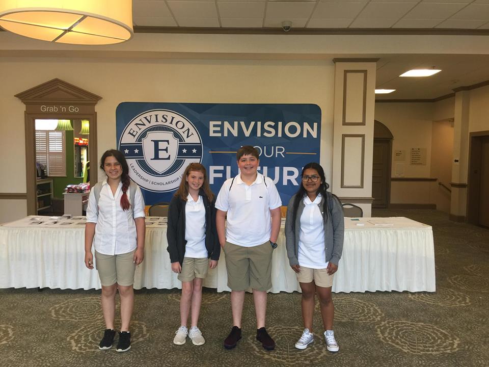 Four Local SSMS Students Taking Part in Envision’s Junior National Leadership Conference in Washington, D.C.