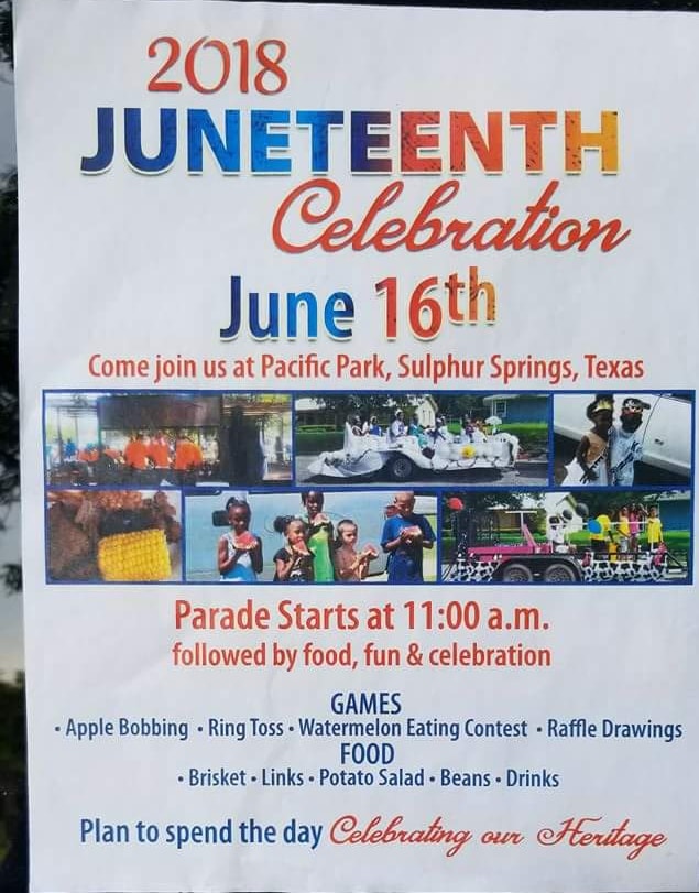 Juneteenth Celebration at Pacific Park on Saturday, June 16th. Parade Starts at 11 AM.