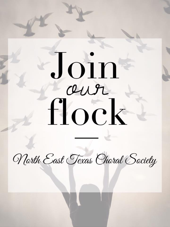 North East Texas Choral Society Holding Auditions on August 11th for Christmas Concert
