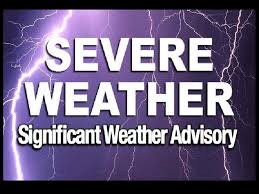 Significant Weather Advisory Issued for Hopkins County
