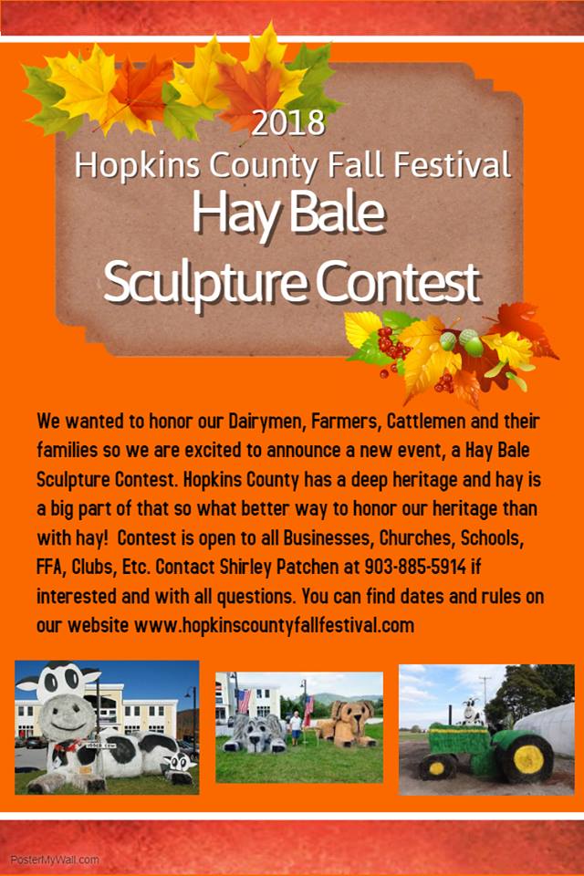 Fall Festival Announces Hay Bale Sculpture Contest