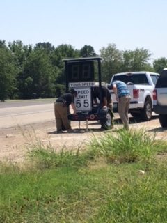 Hopkins County Sheriff’s Office Places Stalker Speed Trailers on Highway 19 North to Help Prevent Accidents Caused by Speeding