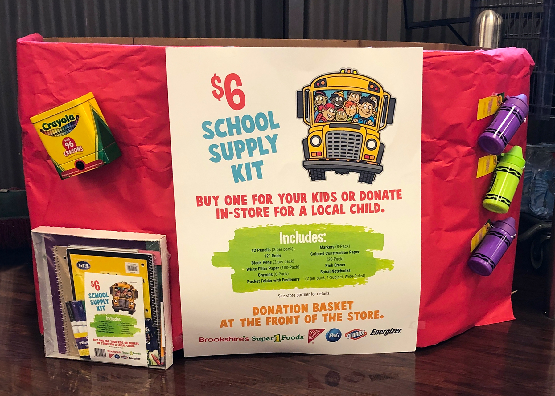 Brookeshire’s Selling $6 School Supply Kits