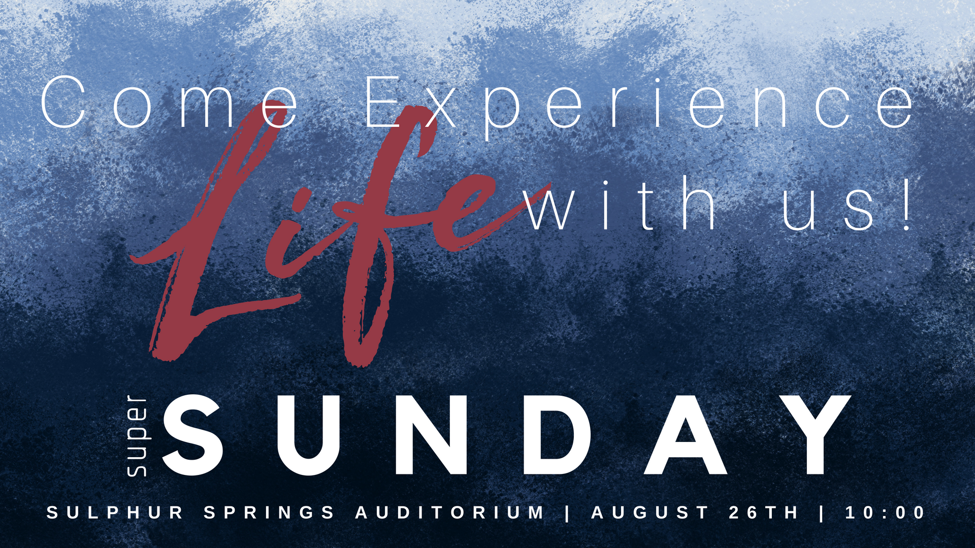 The Way Bible Church Hosting Super Sunday Service with Fun for The Whole Family at Civic Center Auditorium on Sunday