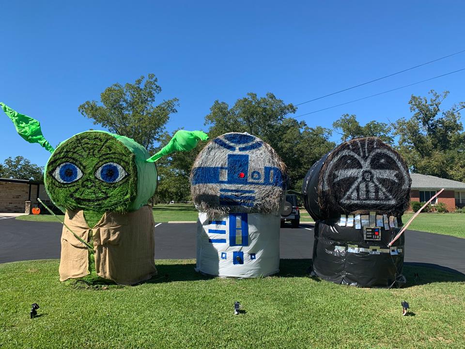 Winners of Fall Festival Hay Bale Sculpture Contest Announced