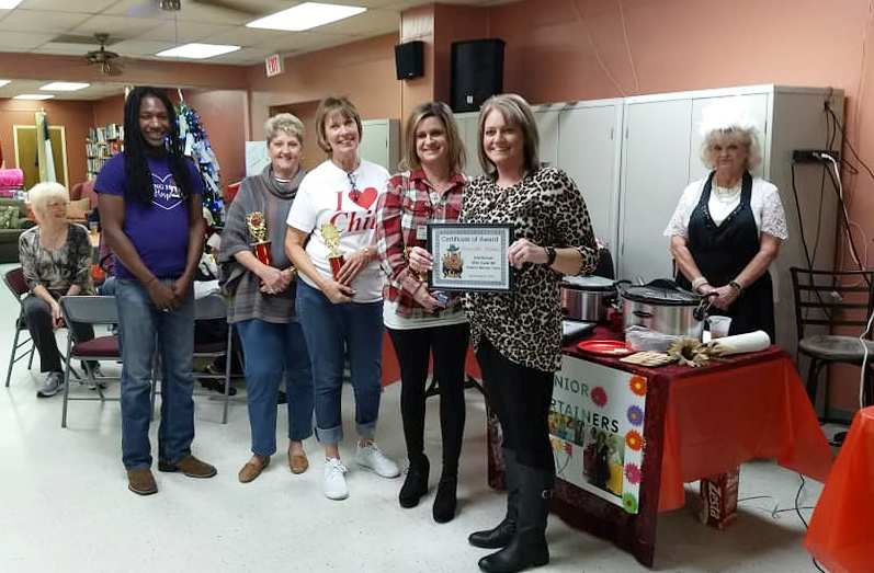 Winners of 2nd Annual Senior Citizens Center Chili Cook Off