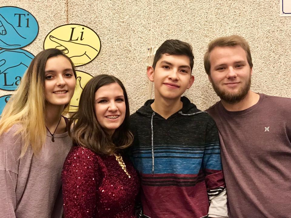 Four SSHS Choir Students Advance in Pre-Area Auditions