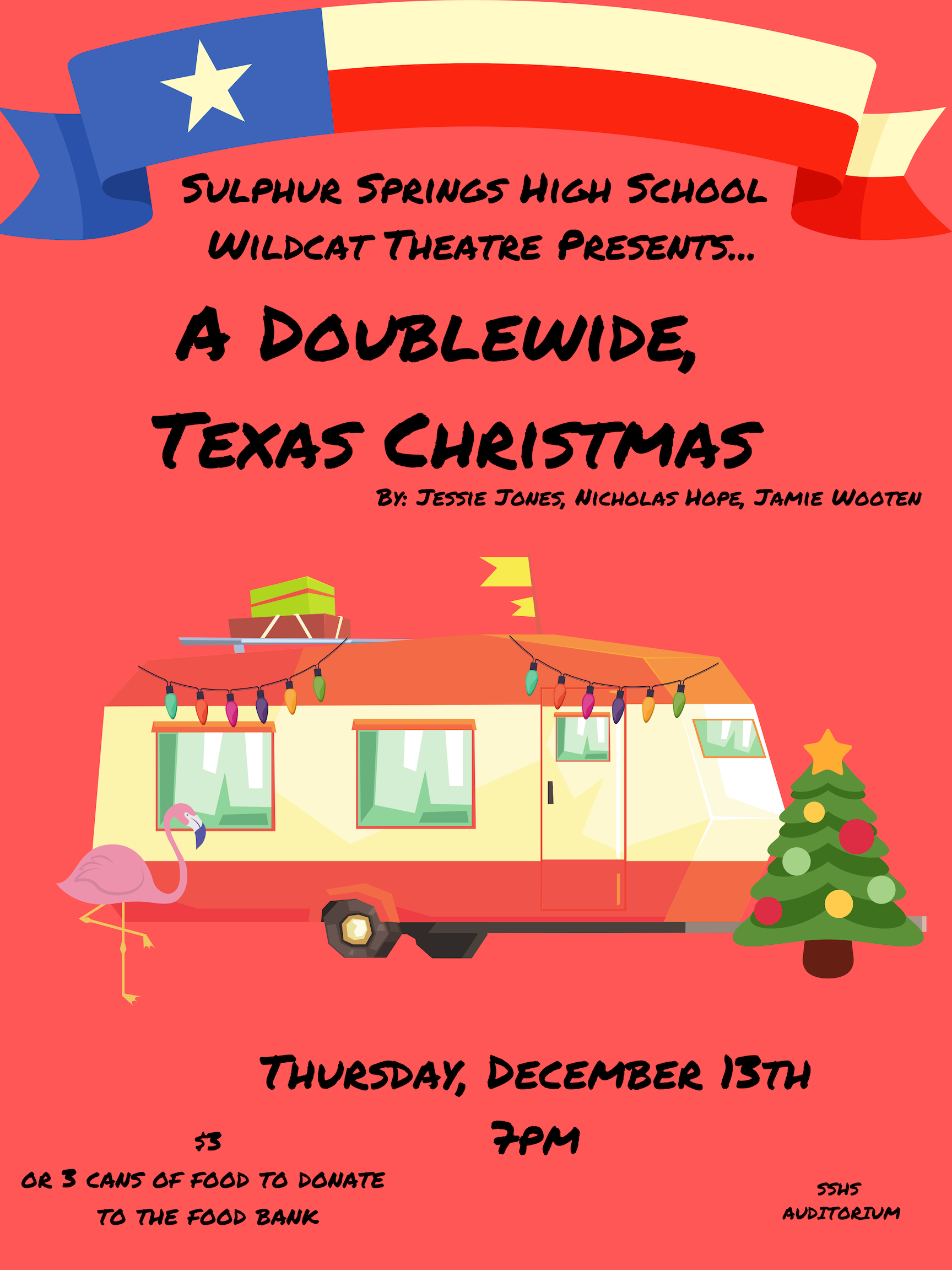 SSHS Wildcat Theatre Performing ‘A Doublewide, Texas Christmas’ on Thursday December 13th