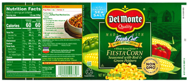 Del Monte recalls canned corn from 25 states, 12 countries for risk of toxins