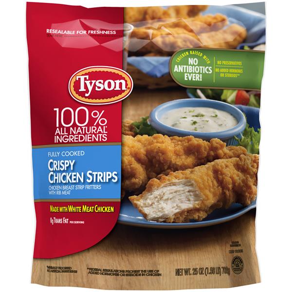 Tyson Recalls 69,000 Pounds of Chicken Strip Products Due to Possible Metal Contamination