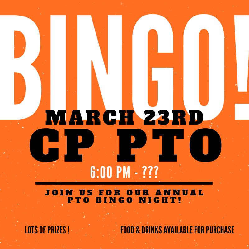 Como-Pickton PTO Hosting Annual PTO Bingo Night on Saturday, March 23rd