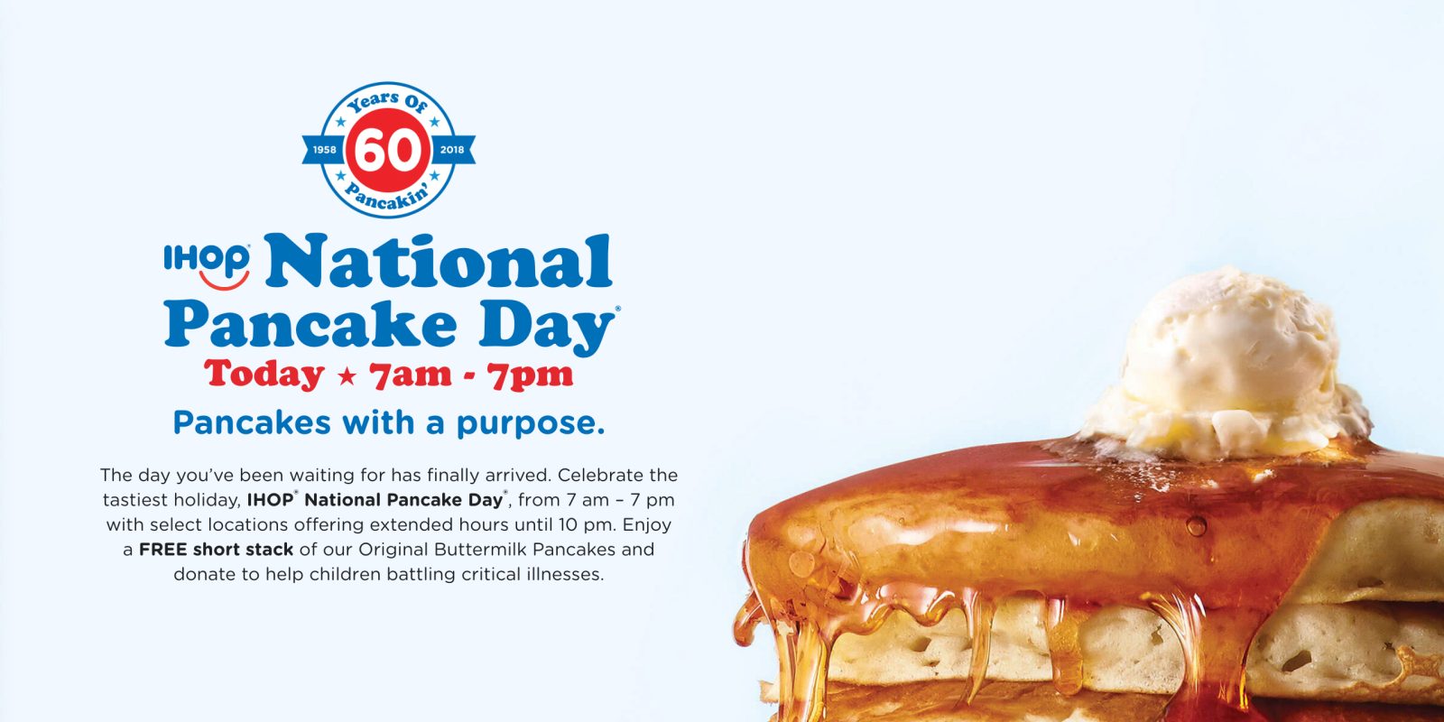 IHOP Free Pancake Day Set for March 12th Front Porch News Texas