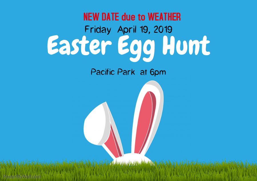 EEA OUR YOUTH Reschedules Easter Egg Hunt for April 19th