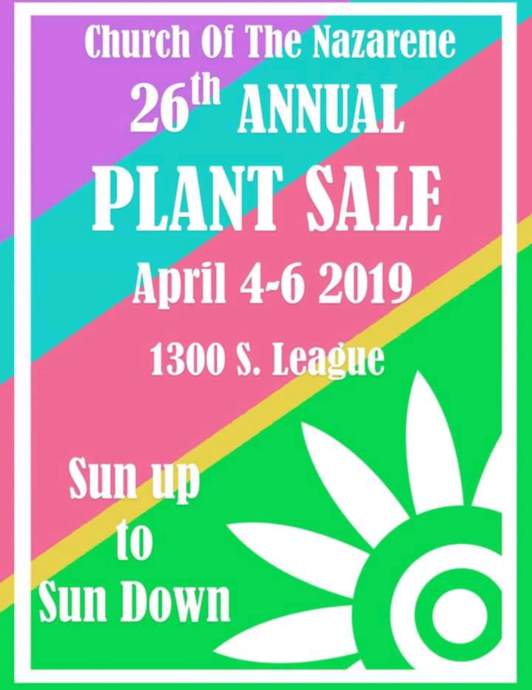 Sulphur Springs Church of the Nazarene Hosting Annual Plant Sale April 4th,5th, and 6th