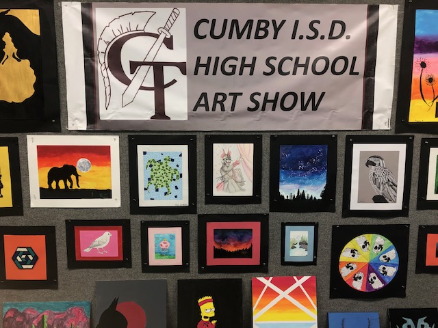 Cumby High School Hosts 2019 Student Art Show