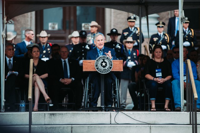 Governor Abbott Honors Texas Peace Officers at Memorial Ceremony