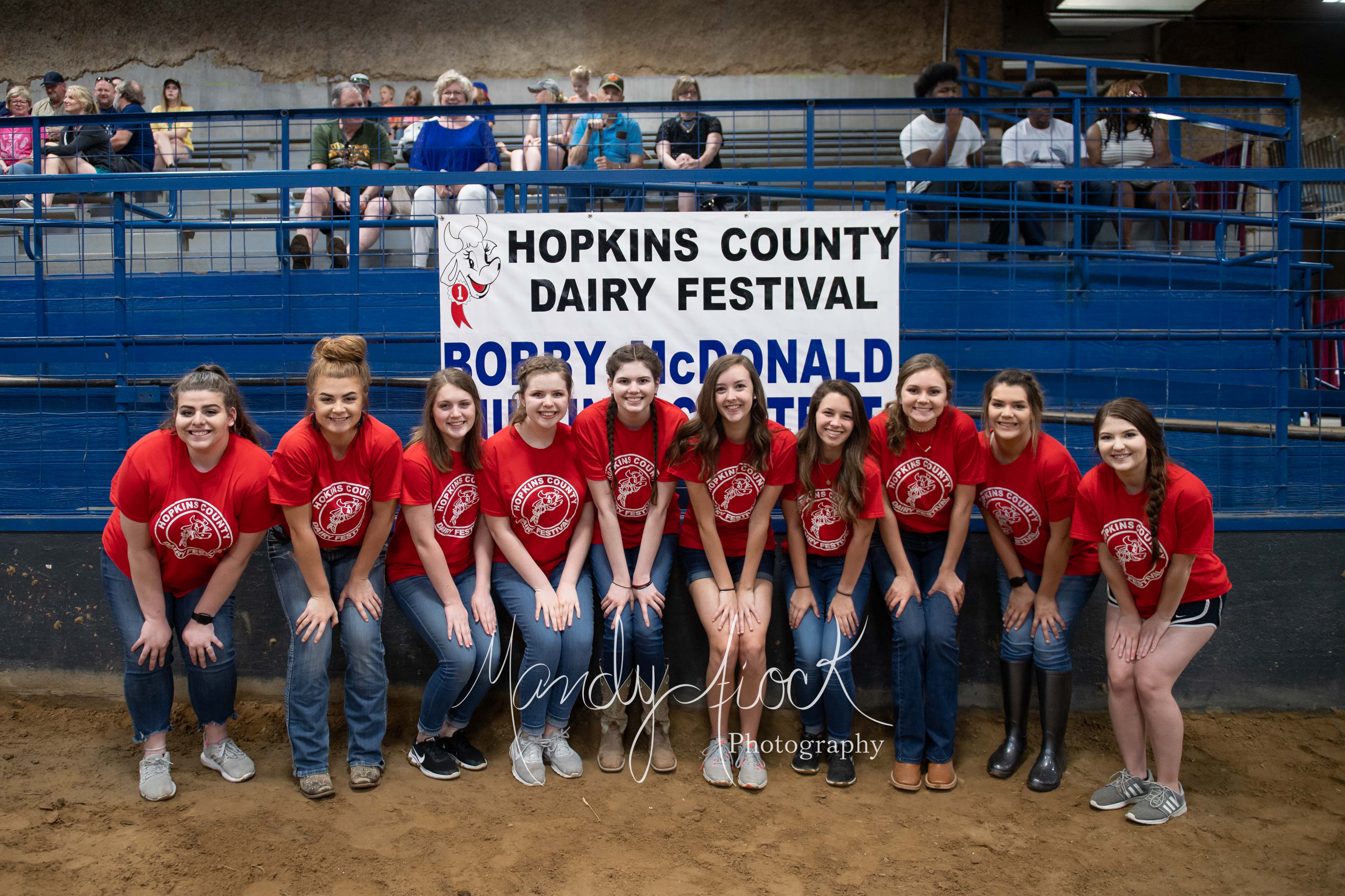 2019 Dairy Festival Pageant Contestants Compete in Bobby McDonald Milking Contest