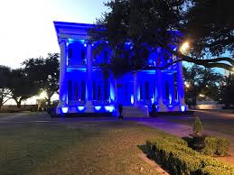 Texas Governor’s Mansion Lit Blue In Recognition Of Fallen Law Enforcement Officer Day