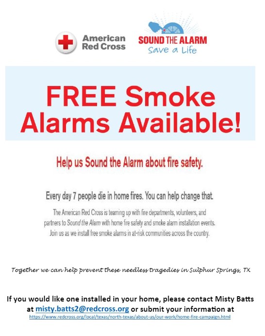 Local Red Cross Installing Free Fire Alarms