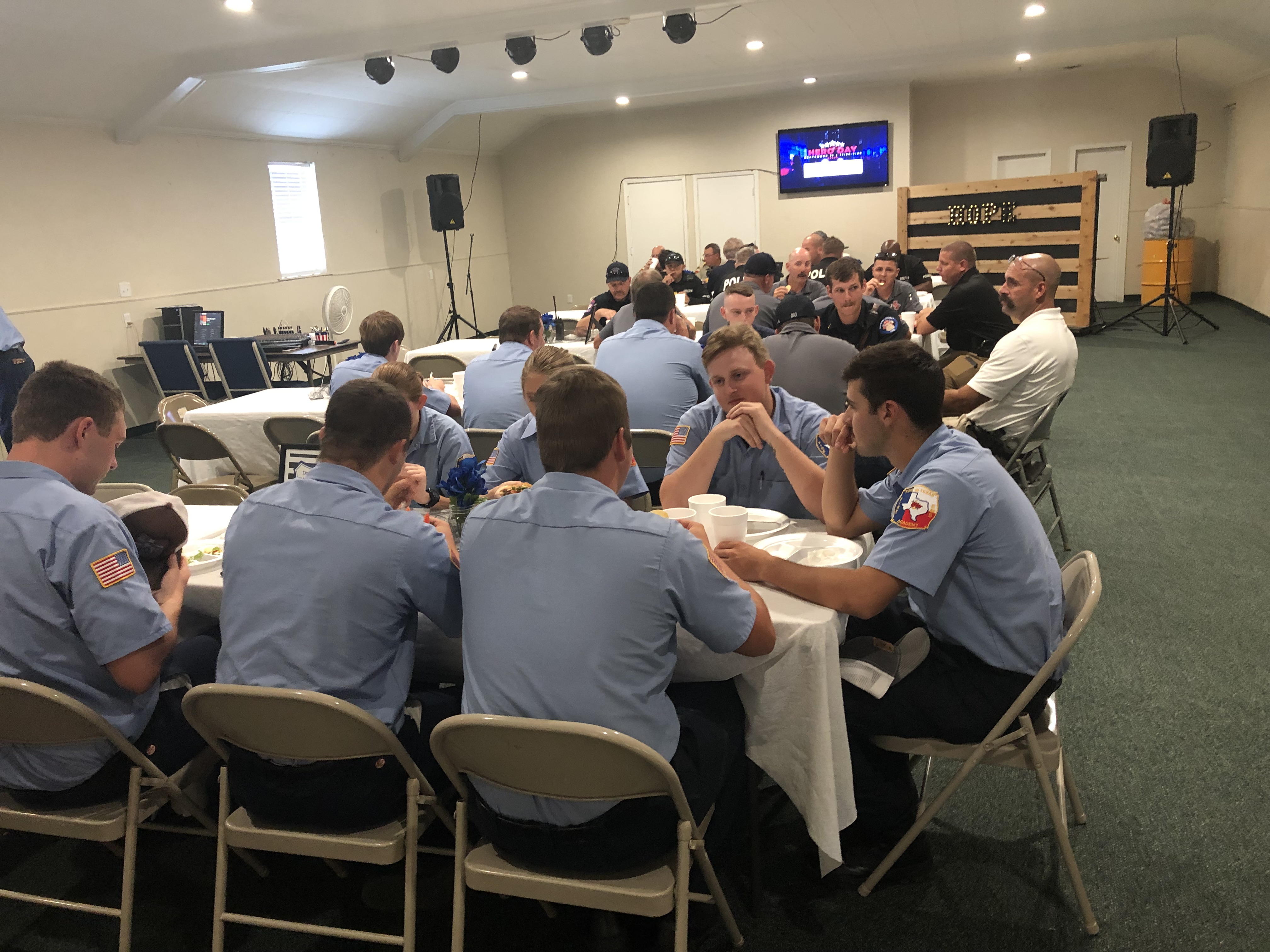 Hope Family Fellowship Hosts Hero Day Lunch for Local First Responders on September 11th