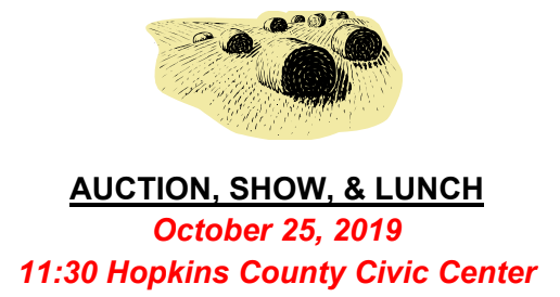 Hopkins/Rains Soil and Water Conservation District’s 1st Annual Hay Show and Auction Accepting Submissions Now through October 4th